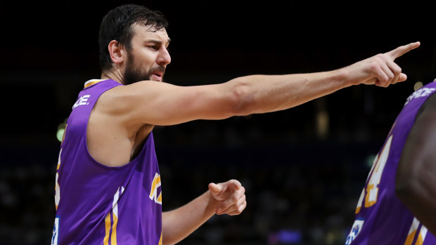 Andrew Bogut is back to lead the Sydney Kings in the NBL play-offs. 