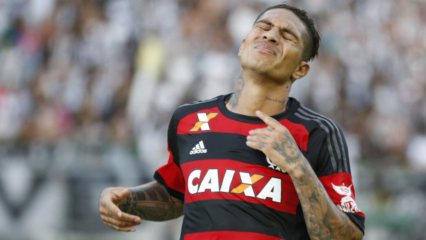 Roadblock: Paolo Guerrero remains banned from the World Cup.