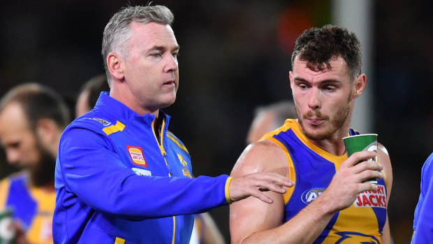 West Coast Eagles head coach Adam Simpson says the team did well to dig themselves out of hole against against the Crows 
