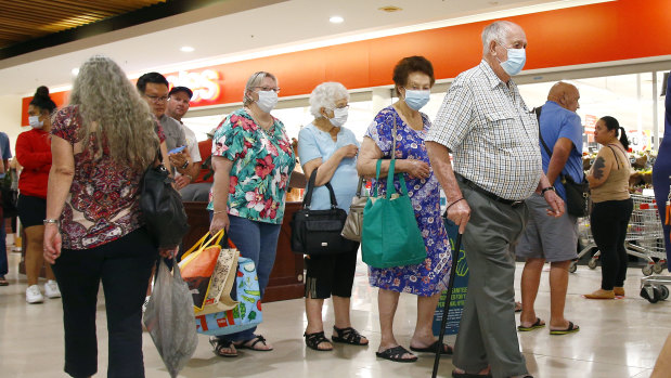 Neighbourhood shopping centres and their giant supermarket tenants have been doing brisk business.