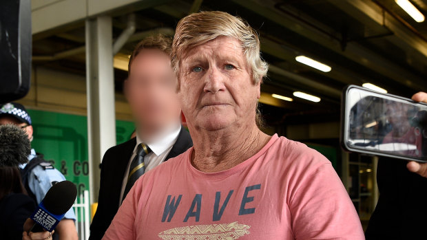 Roxlyn Bowie's husband, John, was  extradited from Queensland to Sydney on Saturday.