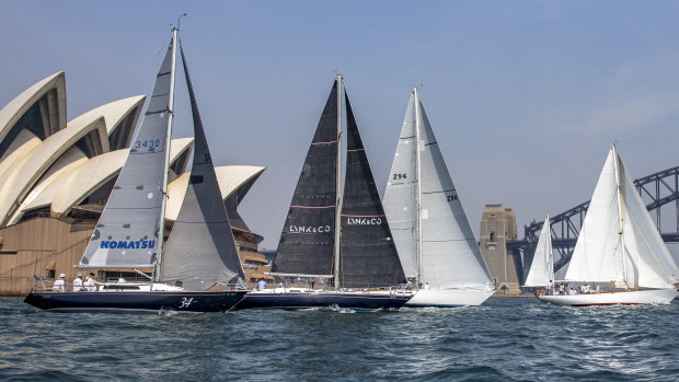 Competitors can expect relatively clean air for the start of the Sydney to Hobart.
