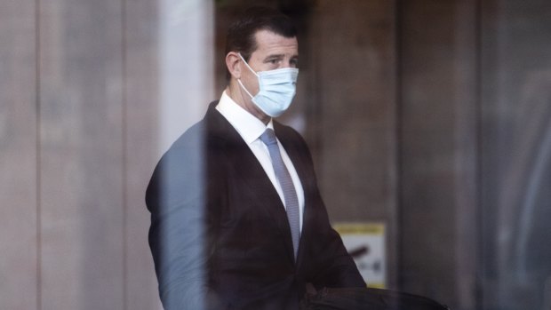 Ben Roberts-Smith at the Federal Court in Sydney on Tuesday.