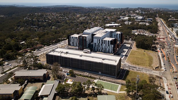The $600 million Northern Beaches Hospital is finally opening this month, next to the Forest High School.