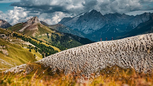 Fassa Valley in the Dolomites.