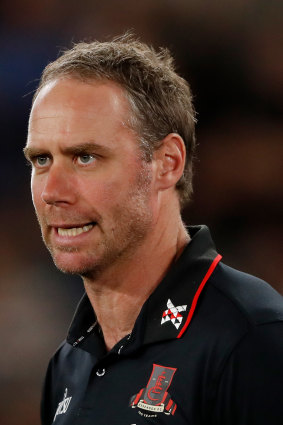 Essendon coach Ben Rutten.