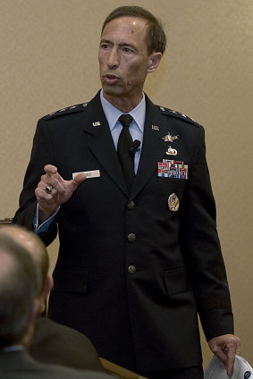 Lt. Gen. Larry D. James when he was Deputy Chief of Staff for Intelligence, Surveillance and Reconnaissance for the US Air Force.