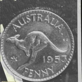 An Australian penny.