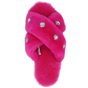 The perfect slipper for padding around your Barbie dream house.