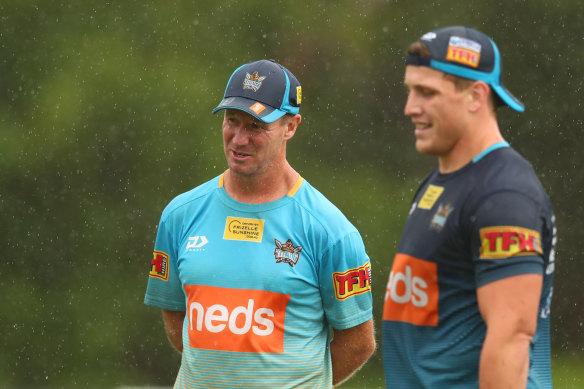 Gold Coast coach Justin Holbrook is prepared to play without Bryce Cartwright and Brian Kelly.