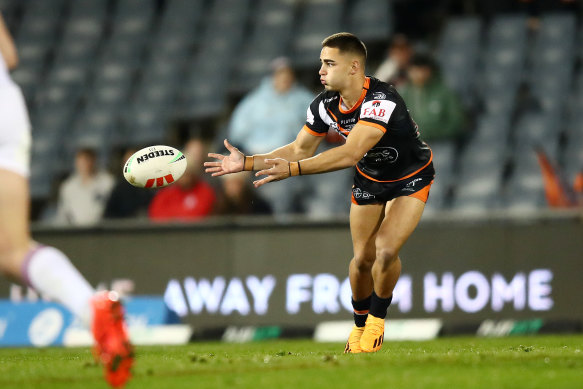 Promising Wests Tigers youngster Tallyn Da Silva.