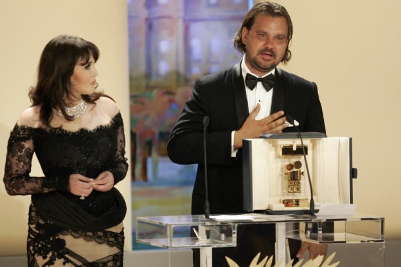 Watershed moment: director Warwick Thornton received the Camera d’Or award for ‘Samson and Delilah’, from French actress Isabelle Adjani at Cannes in 2009. 