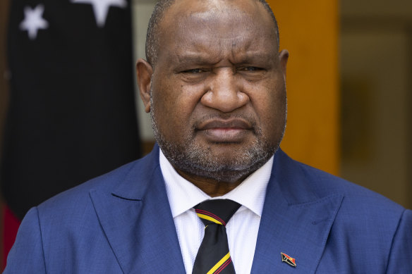 Papua New Guinean Prime Minister James Marape.