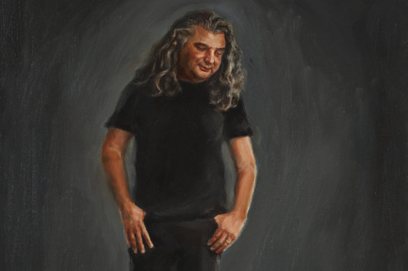 Xeni Kusumitra’s Archibald Prize finalist portrait of Dagostino.