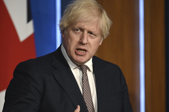 British Prime Minister Boris Johnson.