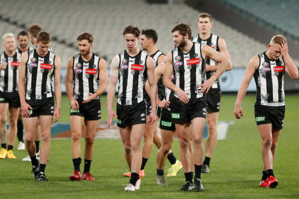 The Magpies have a tough run in the latest block of AFL fixtures.