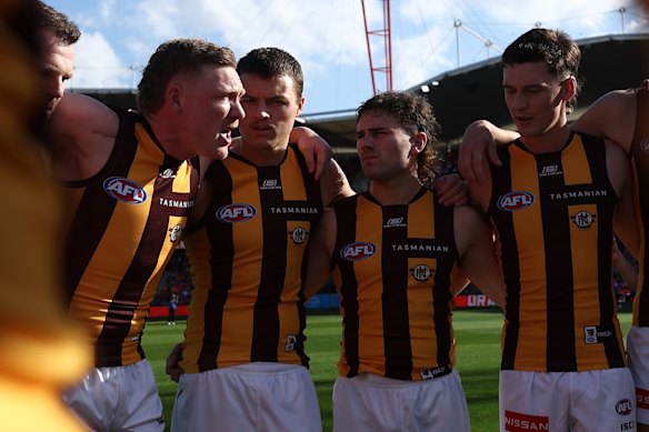James Sicily delivers his pre-game address.