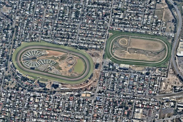 Is there really a need for two inner-suburban racetracks quite literally across the road from each other?