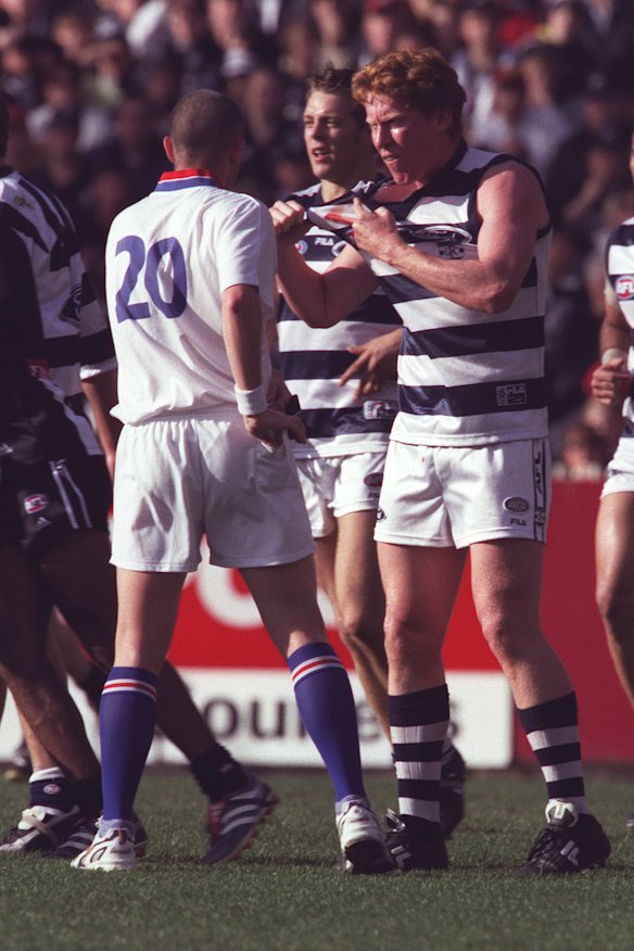 Cameron Ling and Nathan Buckley incident in 2002.