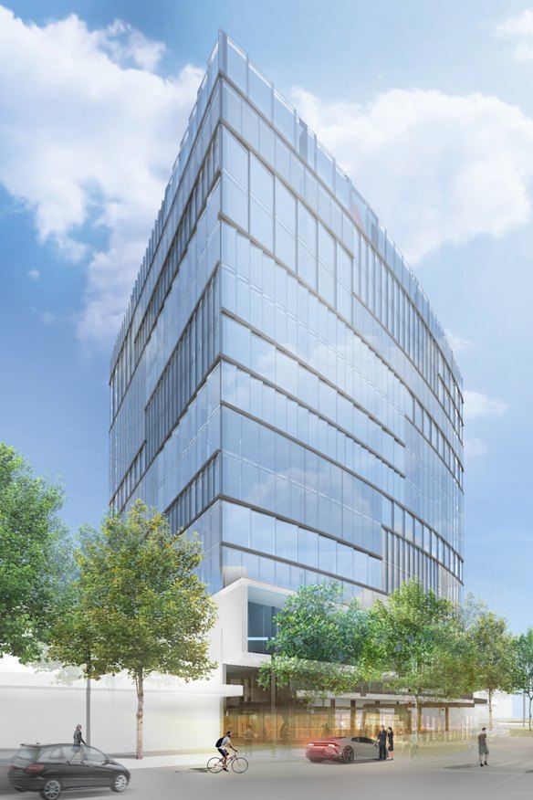 An artist's impression of Geocon's Garema Hotel, which will have 233 hotel suites.