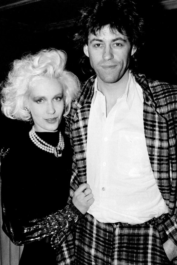 With Paula Yates, Geldof’s “f--- off wow woman”. The pair split in 1996.