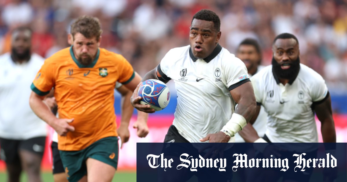 Wallabies’ World Cup campaign in crisis as Fiji beat Australia for first time since 1954