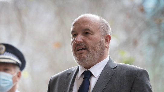 NSW Police Minister David Elliott says police enforcing public health orders, but they are a necessary “infringement of our liberties”. 