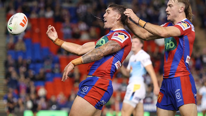NRL 2025 LIVE: Knights lead Titans before Rabbitohs take on Brisbane