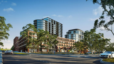 An artists drawing of the planned Northcote Plaza redevelopment.