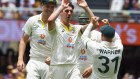 Pat Cummins last year at a cricket Test at the Gabba in Brisbane. Australia v the West Indies in January will be one of the events to be sold first to Qantas Loyalty customers.