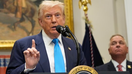 US President Donald Trump