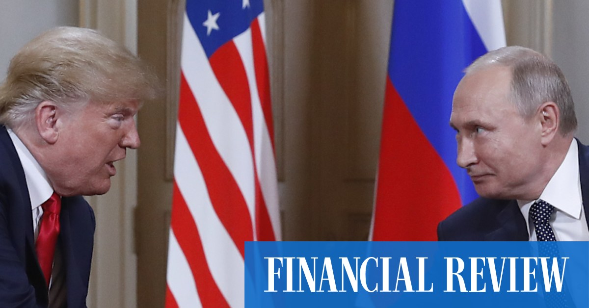 afr.com - Anton Troianovski, Eric Lipton - Trump and Putin eye multibillion-dollar oil deal to end Ukraine war