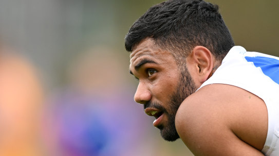 Former North Melbourne footballer Tarryn Thomas.