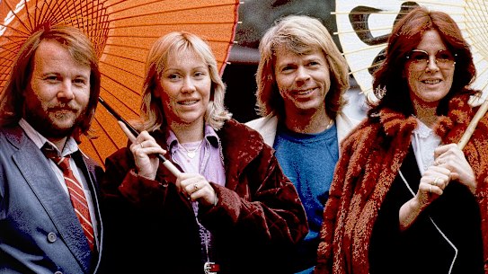 Benny Andersson, Agnetha Fältskog, Björn Ulvaeus and Anni-Frid Lyngstad (Frida) from ABBA.