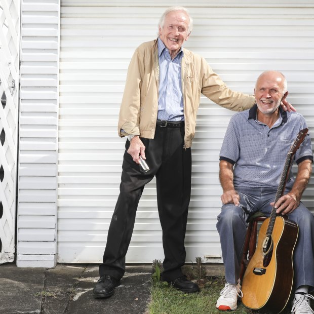 Ron King (left) and his brother Jeff: “If you’d told us when we began that we’d still be playing music 50 years later, we would have laughed.”