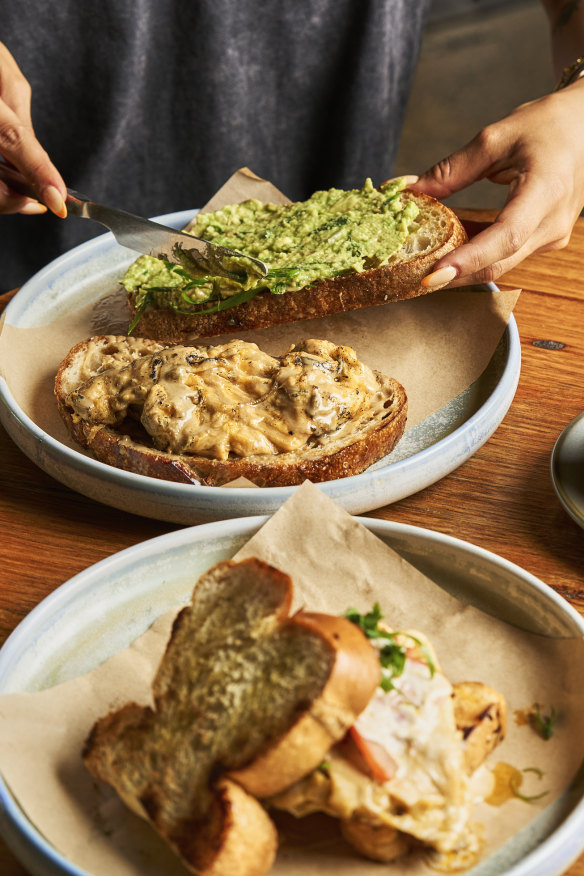 Toast and spreads.