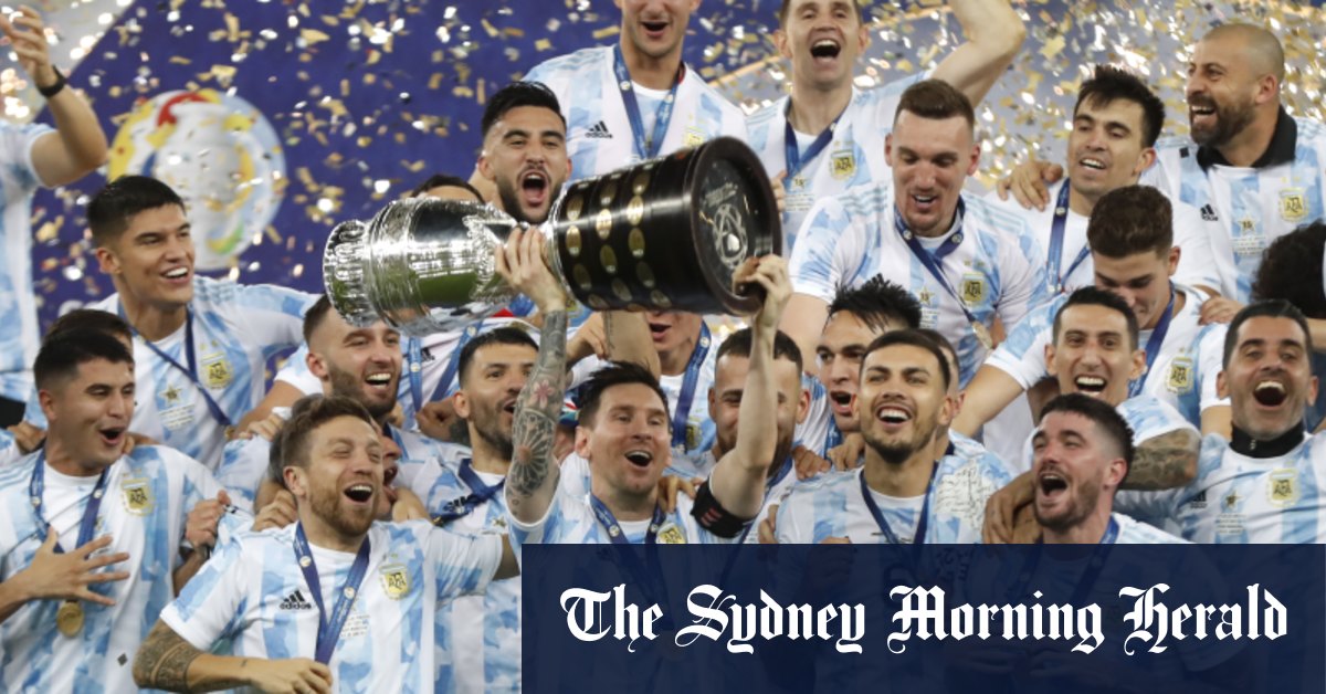 Copa America 21 Lionel Messi And Argentina Beat Brazil For First Trophy In 28 Years