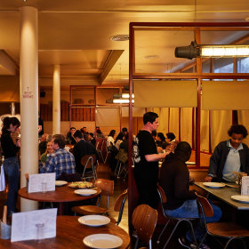 Top-shelf pizzas in a no-frills space.