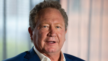 Andrew Forrest said: “Our organisations will be going like crazy, because for us it’s a minimum $50 billion expenditure”.