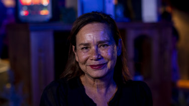 Rhoda Roberts is the curator for Parrtjima festival in Alice Springs. 