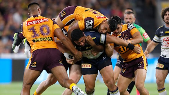 Broncos and Cowboys players could be asked to base themselves in Sydney under the proposal to restart the season on May 28.