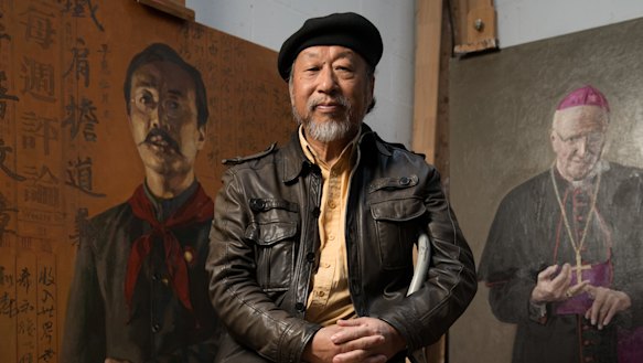 Jiawei Shen went on to become one of Australia's most celebrated portrait artists after being granted asylum.