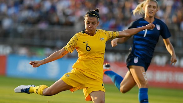 Bristol bound: Chloe Logarzo is set to leave Sydney FC for the FA Women's Super League.