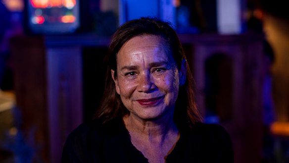 Rhoda Roberts is the curator for Parrtjima festival in Alice Springs. 