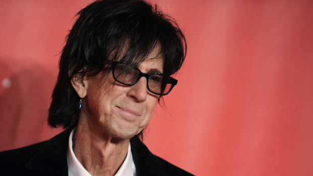 Ric Ocasek of the Cars arrives at the MusiCares Person of the Year event at the Los Angeles Convention, 2015. 