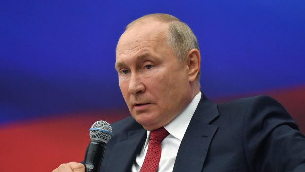 Putin, the Russian leader, said he did not want “militants showing up here under cover of refugees”.