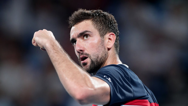 Marin Cilic has started his summer in style in Sydney.