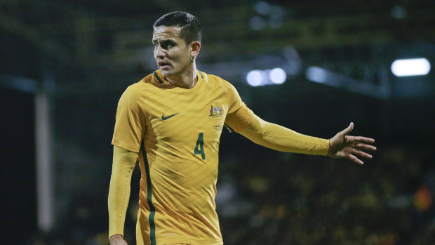 Controversial selection: Tim Cahill has been named in the 26-man squad.