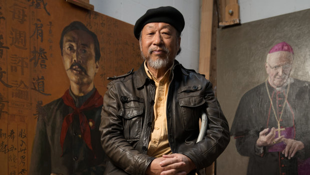 Jiawei Shen went on to become one of Australia's most celebrated portrait artists after being granted asylum.