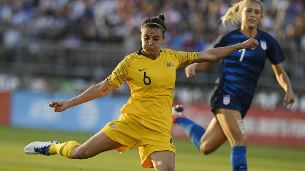 Bristol bound: Chloe Logarzo is set to leave Sydney FC for the FA Women's Super League.